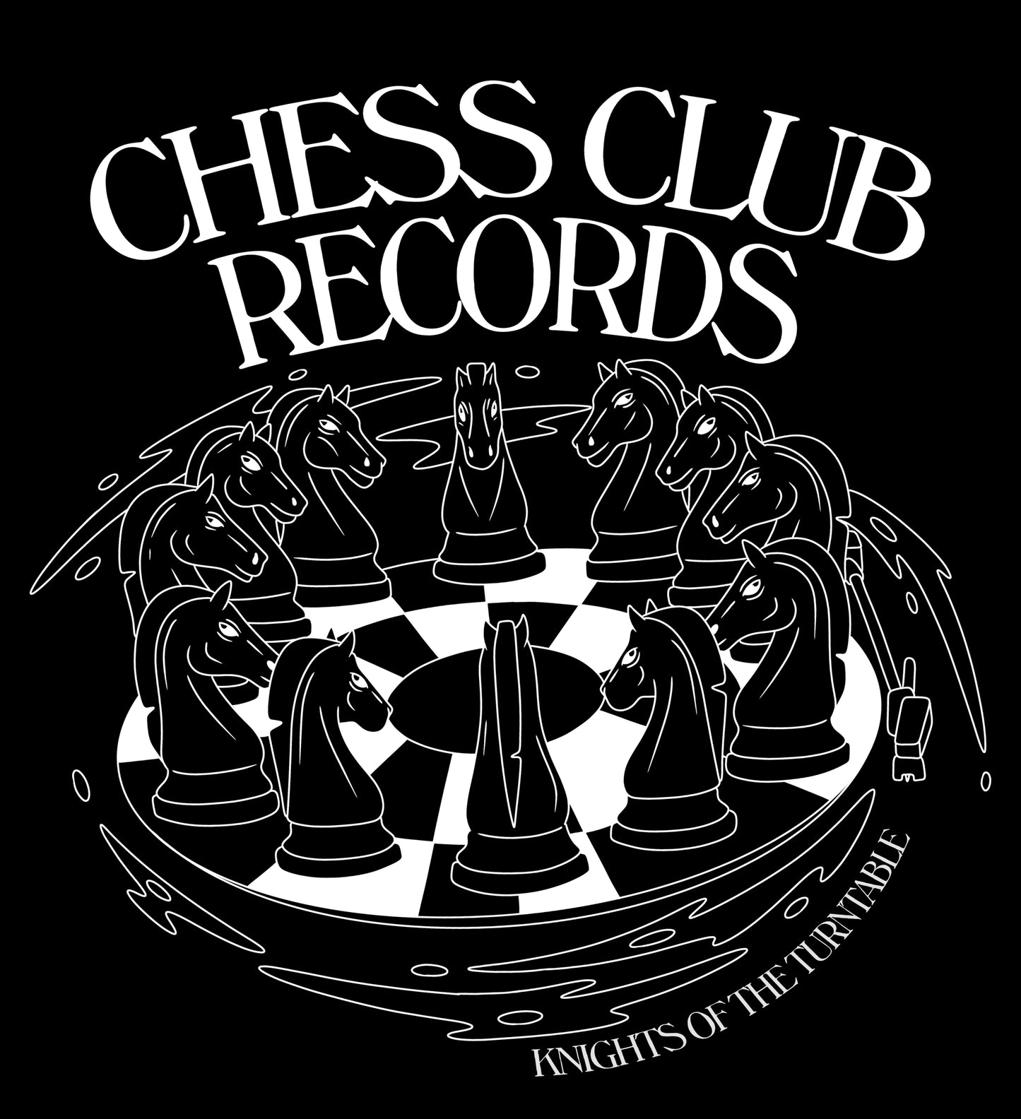 Chess Club - Knights of the Turntable T-Shirt