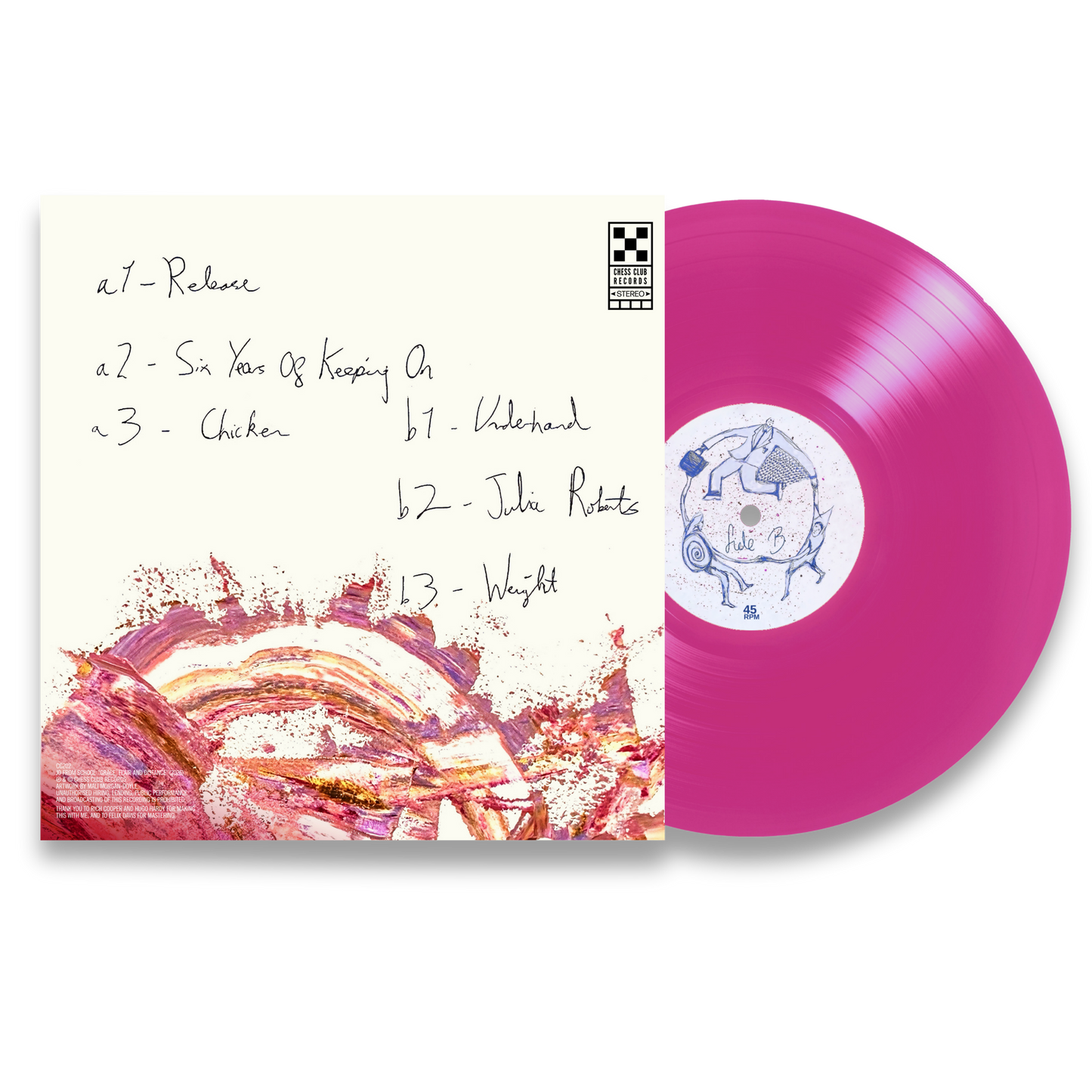 Grace, Flair and Distance EP 12" Transparent Magenta Vinyl