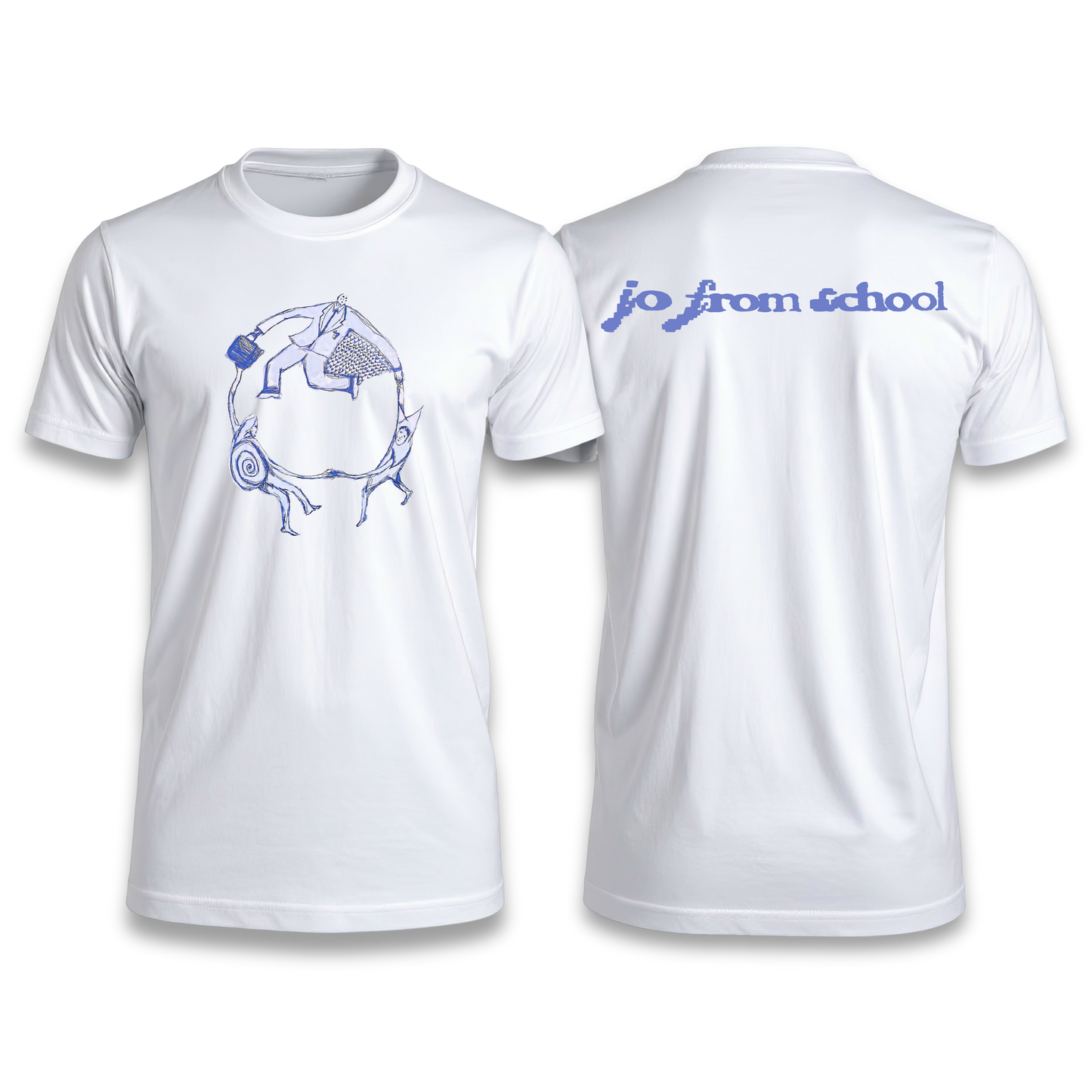 Grace, Flair and Distance White Tee