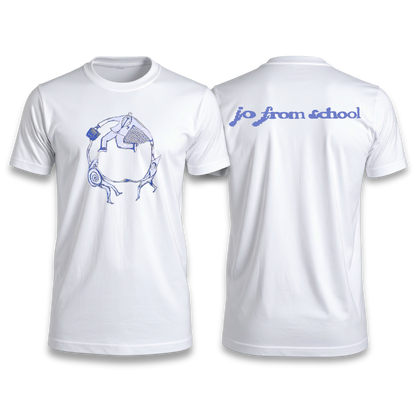 Grace, Flair and Distance White Tee